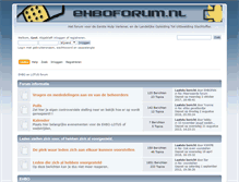 Tablet Screenshot of ehboforum.nl